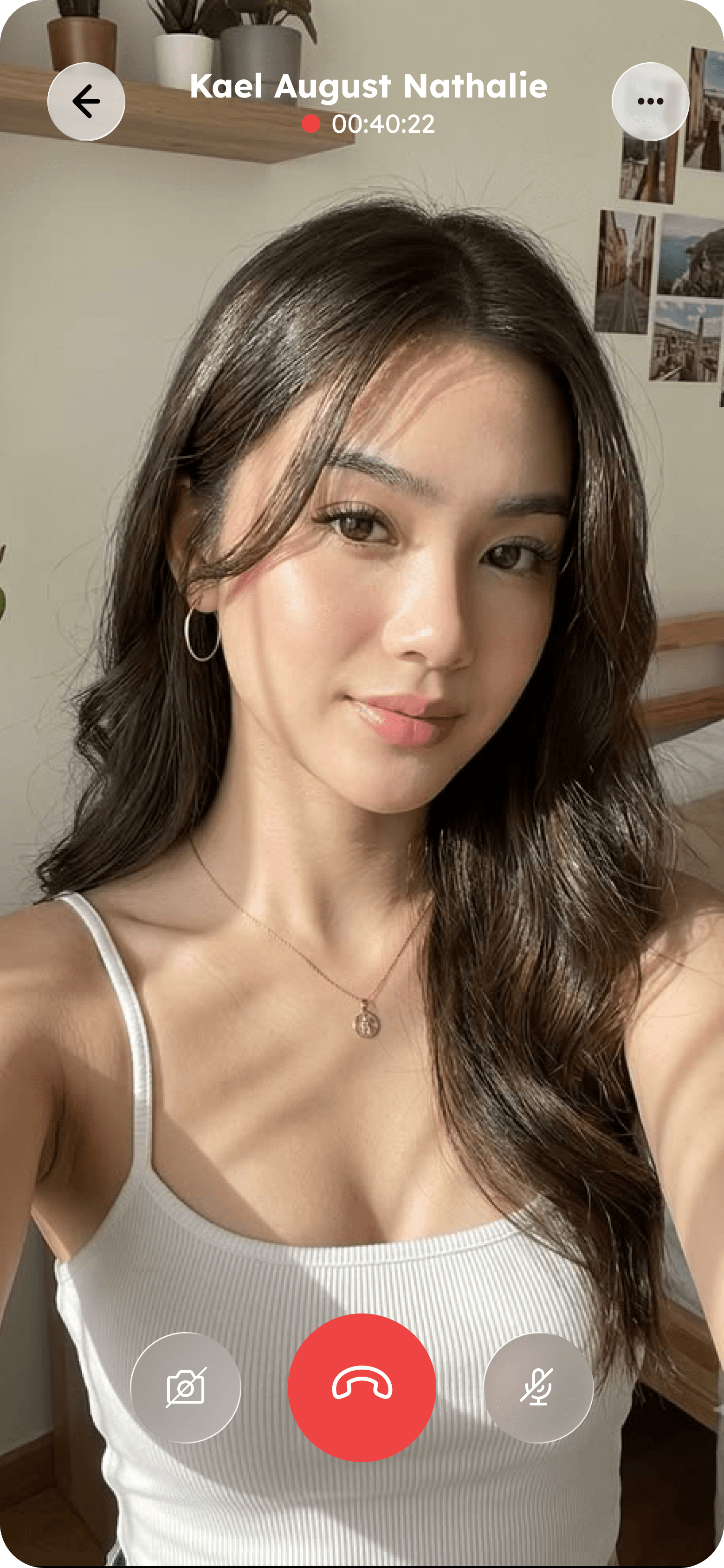 Đang gọi giấu mặt